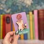 Stripey Cat Needle Minder, thumbnail 1 of 5