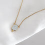Pearl Disc Necklace, thumbnail 4 of 8
