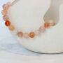 Fire Agate Beaded Choker Necklace, thumbnail 2 of 7