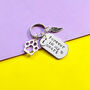 Forever In My Heart Dog Pet Loss Memory Keyring, thumbnail 1 of 7