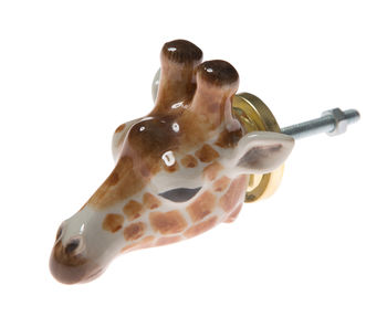 Porcelain Giraffe Drawer Pull, 2 of 2