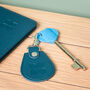 Eco Friendly Disabled Blue Badge Vegan Leather Wallet And Radar Key Made From Recycled Bottles In Peacock Blue, thumbnail 9 of 10