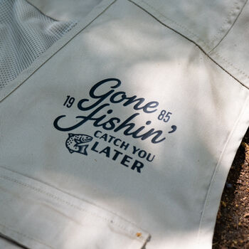 Personalised Men's Outdoor Fishing Gilet, 2 of 4