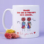 Personalised Valentines Hers And Hers Mug, thumbnail 1 of 5