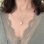 Pearl Acorn Sterling Silver Necklace, thumbnail 4 of 8