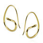 Snake Hoop Earrings With Optional Diamonds, thumbnail 5 of 9