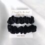 I Cannot Tie The Knot Without You Bridesmaid Scrunchies Black, thumbnail 3 of 3