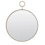 Round Loop Brass Mirror, thumbnail 2 of 2