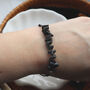 Black Obsidian Crystal Bracelet – Adjustable Cord, thumbnail 6 of 6