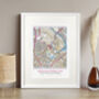 Favourite Football Club Personalised Map Print, thumbnail 7 of 8