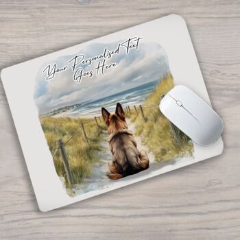 Personalised German Shepherd Dog Beach Walk Collection, 5 of 8