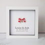 Personalised 2nd Anniversary Gift Handmade Cotton Bow, thumbnail 2 of 9