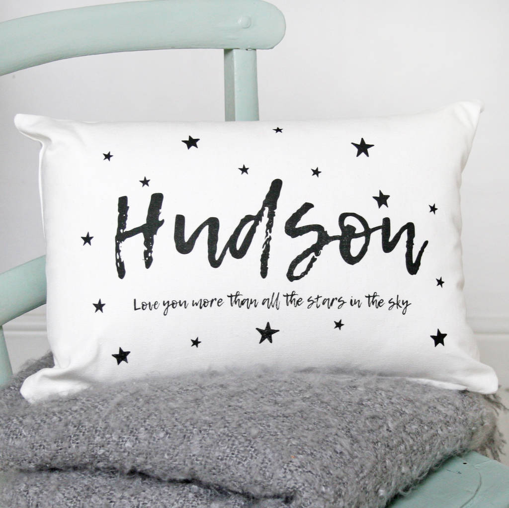 Personalised Star Name Cushion, 1 of 3