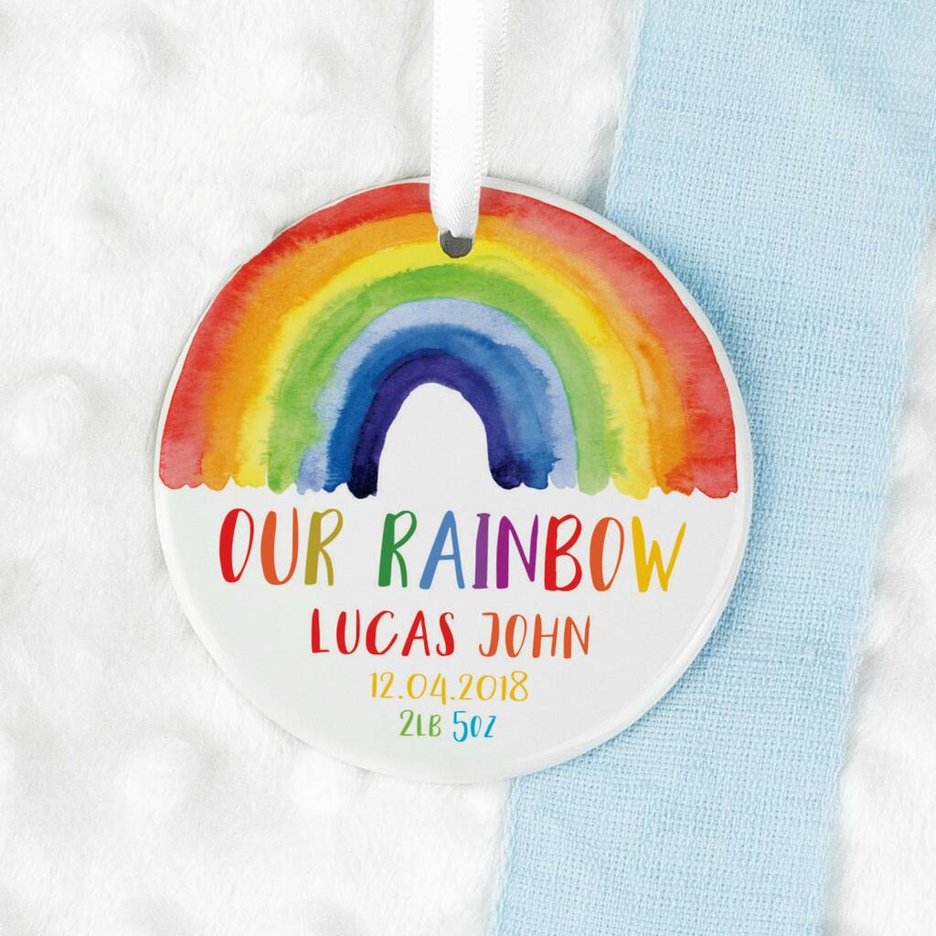Rainbow Baby Gift By Rose Cottage Christening Gifts ...