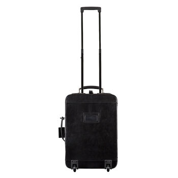 Luxury Wheeled Leather Luggage Bag. 'The Piazzale', 10 of 12