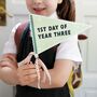 Personalised Starting School Pink Flag Card, thumbnail 5 of 12