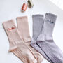 Custom Embroidered Name Yoga Pilates Socks, thumbnail 4 of 12