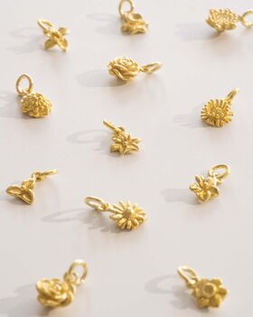 Add A Sterling Silver Birth Flower Pendant Charm, 2 of 9