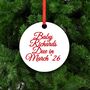 Pregnancy Announcement Christmas Decoration, thumbnail 1 of 9