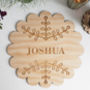 Personalised Scandinavian Wooden Placemat, thumbnail 2 of 4