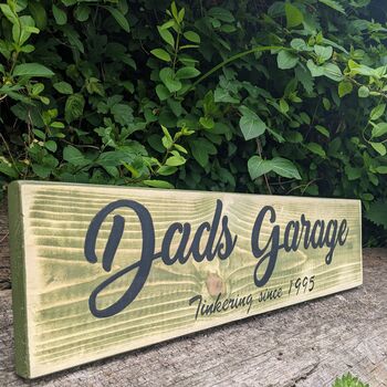 Personalised Wooden Garage Sign, 3 of 3