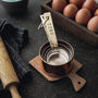 Set Of Four Handmade Solid Copper Measuring Cups, thumbnail 2 of 6