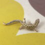 Crystal Newt Brooch, thumbnail 2 of 2