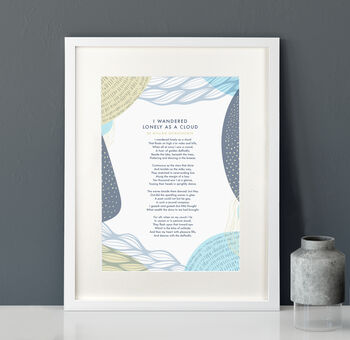 Personalised Abstract Poem Print 'Use Your Own Words', 5 of 8