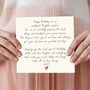 Birthday Card For Daughter A Message Of Pride And Love From Parent, thumbnail 2 of 6