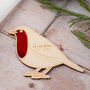 Robin In Loving Memory Christmas Decoration, thumbnail 2 of 4