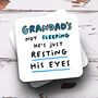 Personalised Mug 'Grandad's Not Sleeping', thumbnail 3 of 3