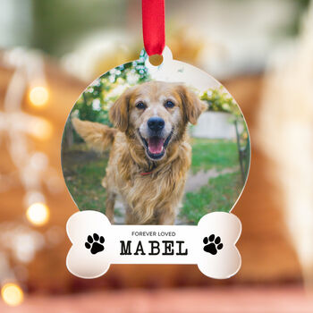 Forever Loved Dog Memorial Bauble Gift, 3 of 6