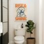 Rise And Shine Retro Print Kitchen Poster Bedroom Art Hand Drawn, thumbnail 11 of 11