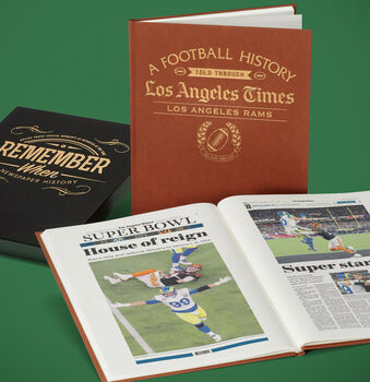 Los Angeles Rams Personalised Gift Newspaper Book, 9 of 9