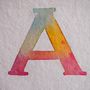 Handmade Watercolour Any Letter Initial Birthday Card, thumbnail 2 of 10