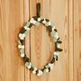 Felt Mistletoe Christmas Wreath, thumbnail 3 of 3