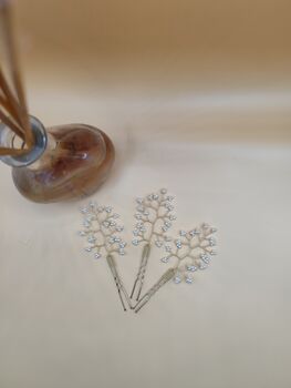 Delicate Pearl Bridal Hair Pin – Elegant And Versatile, 7 of 10