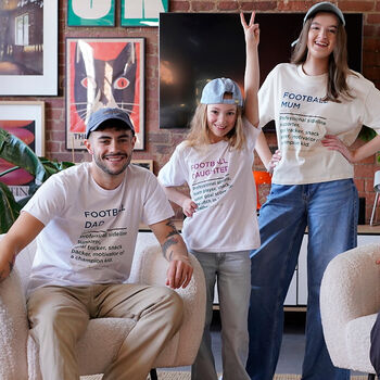 Football Dad Personalised Definition T Shirts, 3 of 3