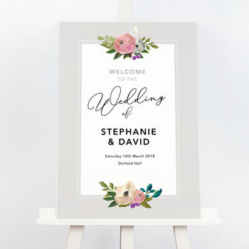 Grey Floral 'Sadie' Wedding Table Plan, 3 of 3