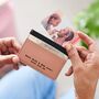 Personalised Leather Card Holder With Photo, thumbnail 1 of 4
