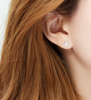 Sterling Silver Octopus Stud Earrings, 3 of 5