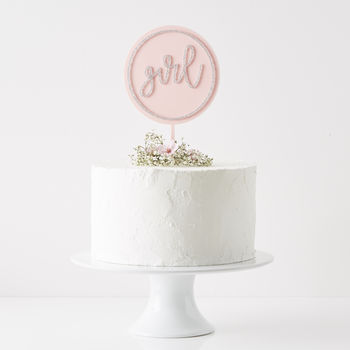 Personalised Baby Shower Cake Topper, 2 of 9