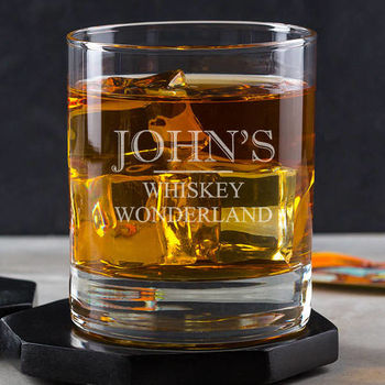 Personalised Whisky Tumbler Glass For Him, 5 of 5
