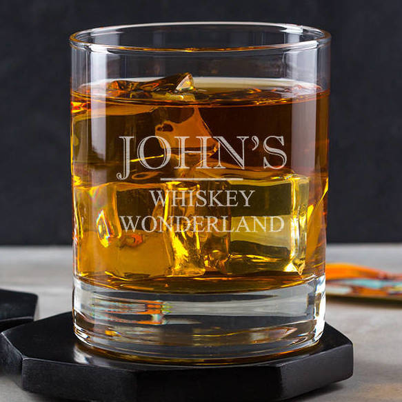 Personalised Whisky Tumbler Glass For Him, 1 of 5