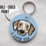 Personalised Dalmatian Keyring, thumbnail 4 of 4