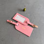 Personalised Leather Luggage Tag, thumbnail 3 of 9
