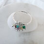 Gemstone Cluster Detail Sterling Silver Ring, thumbnail 3 of 8