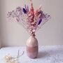 Pink Vase With Dried Flowers, thumbnail 3 of 3