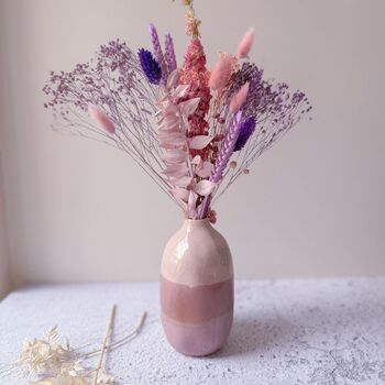 Pink Vase With Dried Flowers, 3 of 3