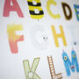Colourful Illustrated Alphabet Print, thumbnail 4 of 9